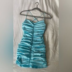 LUCY IN THE SKY - light blue homecoming dress